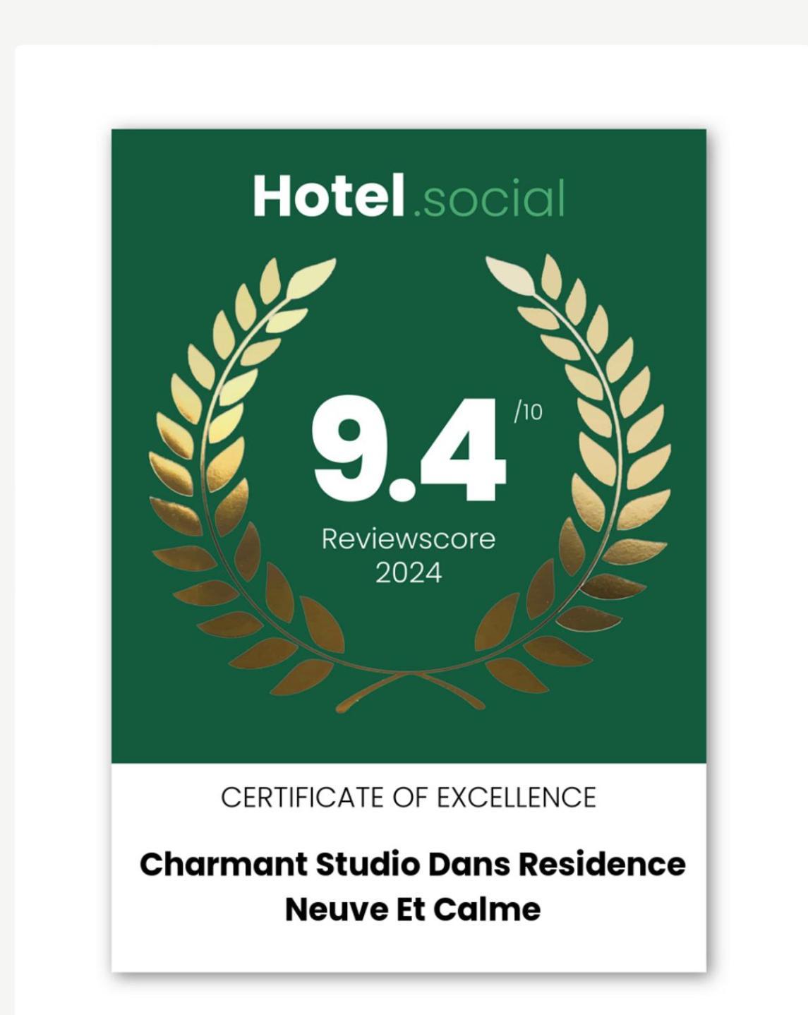 Charmant Studio Dans Residence Neuve Et Calme 코테 외부 사진